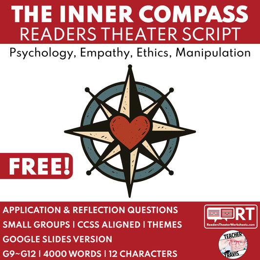 FREE Psychology 101 High School Readers Theater Script Empathy, Ethics, Manipulation - ["100% FREE","Grades 9-12","Psychology"]