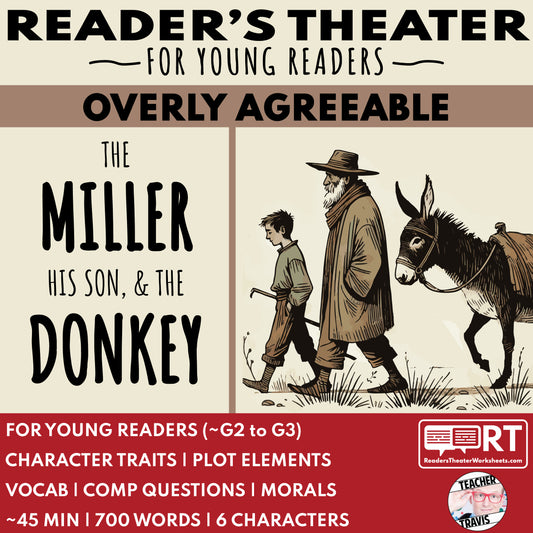 The Miller, His Son, and The Donkey | Reader's Theater Script | Aesop's Fable