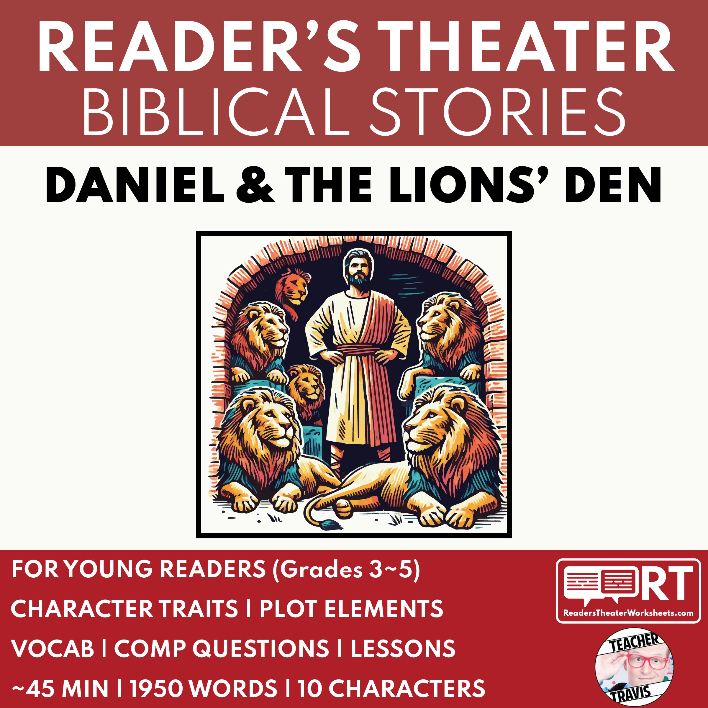 Daniel and the Lions' Den Reader's Theater Script for Grades 3-8 ...
