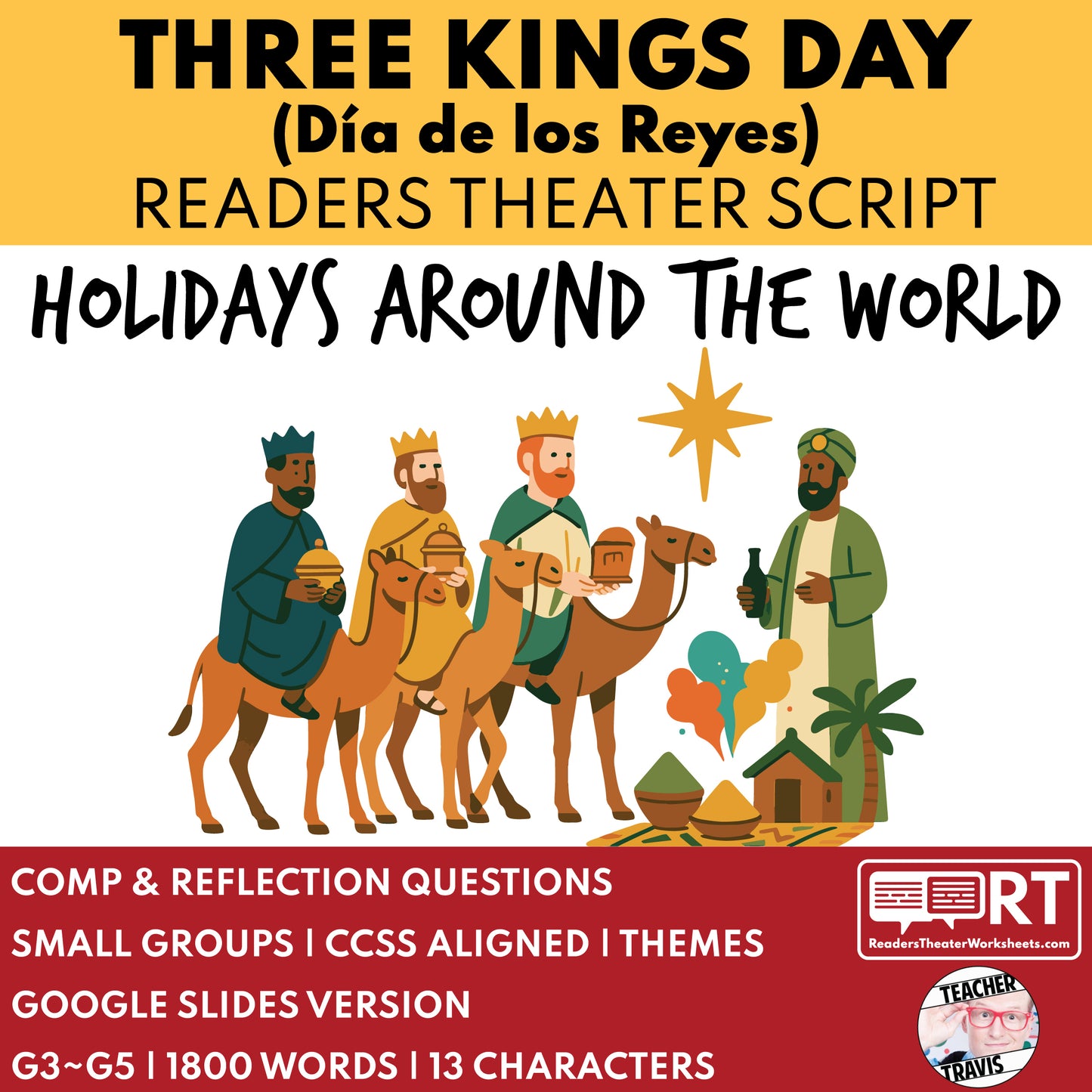 Three Kings Day (Día de los Reyes) Holiday Readers Theater Script (Grades 3-5)