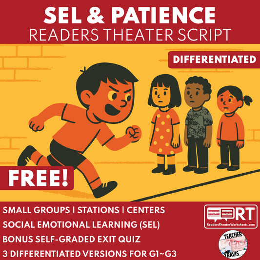 Patience Readers Theater Script SEL for Grades 1 to 3