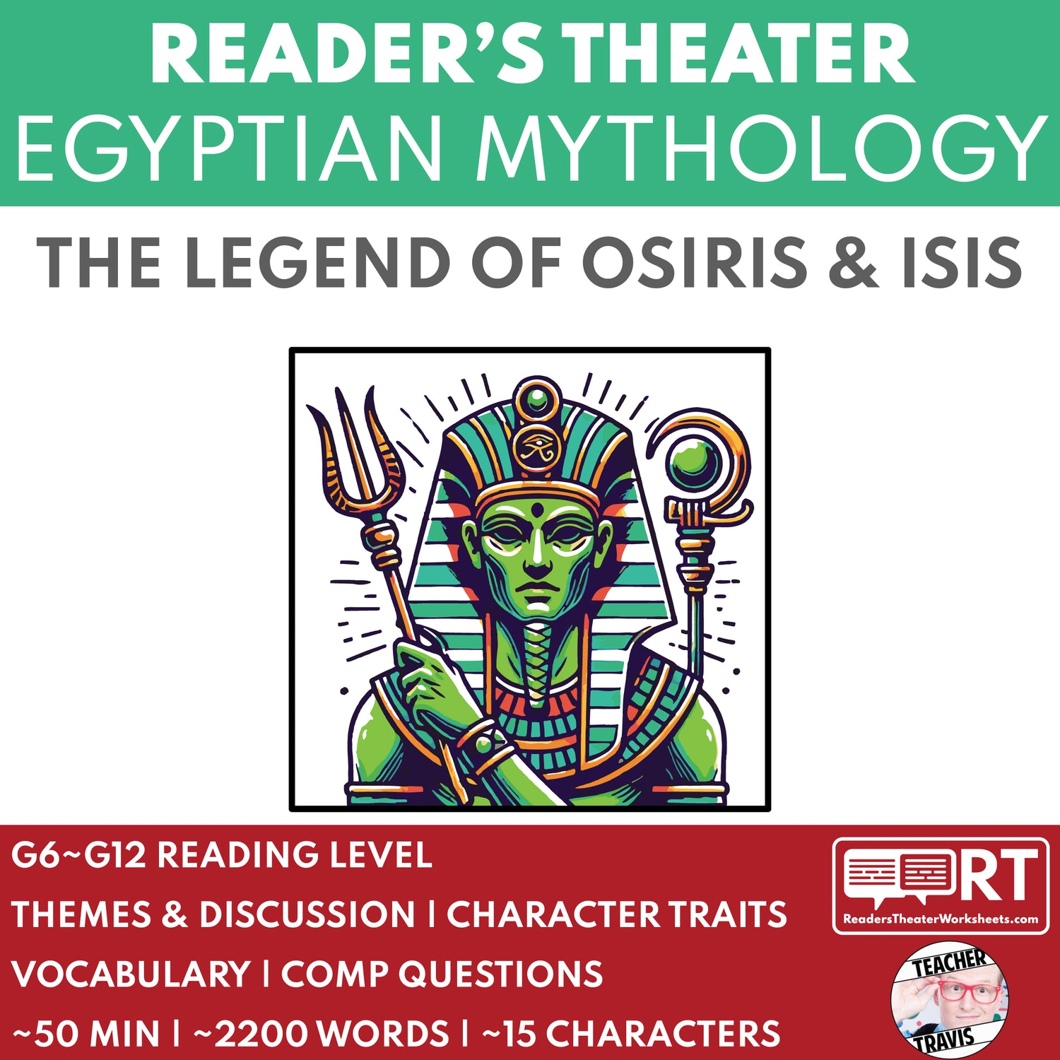 The Legend of Osiris and Isis | Reader’s Theater Script | Egyptian Mythology - ["Egyptian Mythology","Grades 6-8","Grades 9-12"]