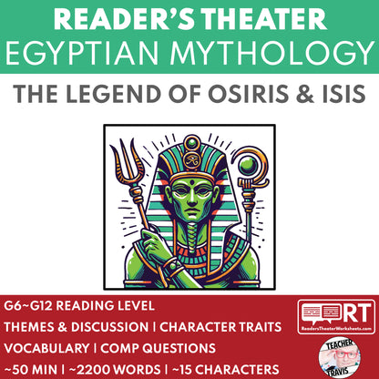 The Legend of Osiris and Isis | Reader’s Theater Script | Egyptian Mythology - ["Egyptian Mythology","Grades 6-8","Grades 9-12"]