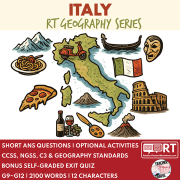 Italy Readers Theater Script | Geography & Social Studies Class
