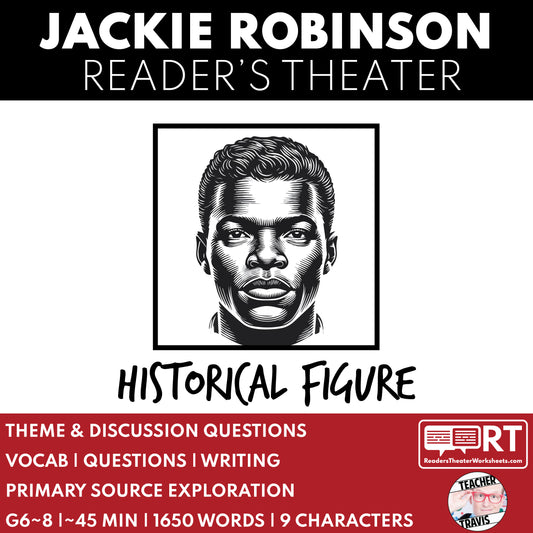 Jackie Robinson | BHM | Baseball | Readers Theater Script