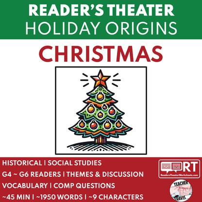 Christmas Readers Theater Script | Holiday Origins Series - ["Grades 3-5","Grades 6-8","Holiday Origins Series"]