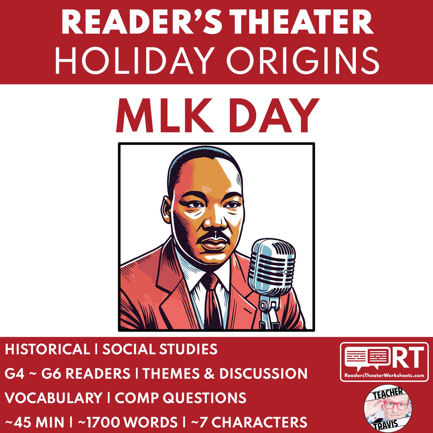 Martin Luther King Jr. Day Readers Theater Script | Holiday Origins Series