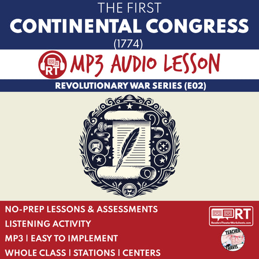 The First Continental Congress — Revolutionary War Audio Lesson | Grades 5–8