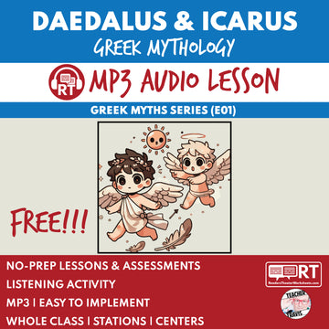 Greek Myths Series Audio Lesson E01 Daedalus and Icarus | Greek Mythology