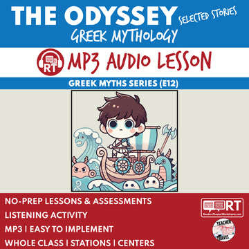 Greek Myths Series Audio Lesson E12 The Odyssey – Adapted Stories (Extended) | Greek Mythology