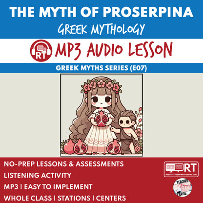 Greek Myths Series Audio Lesson E07 The Myth of Proserpina | Greek Mythology