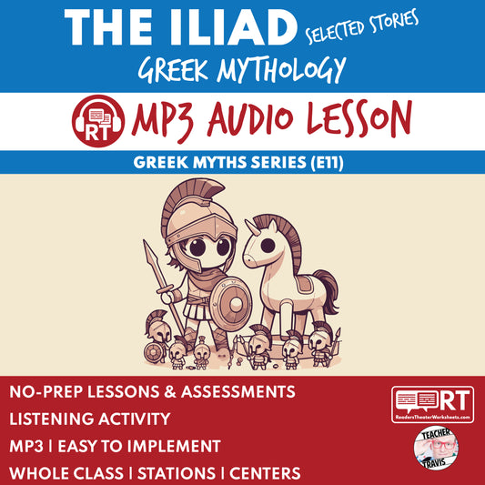 Greek Myths Series Audio Lesson E11 The Iliad | Greek Mythology