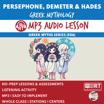Greek Myths Series Audio Lesson E06 Persephone, Demeter, and Hades | Greek Mythology