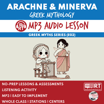 Greek Myths Series Audio Lesson E02 Arachne and Minerva | Greek Mythology