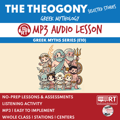 Greek Myths Series Audio Lesson E10 The Theogony | Greek Mythology