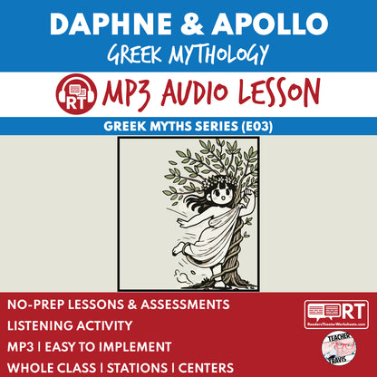 Greek Myths Series Audio Lesson E03 Daphne and Apollo | Greek Mythology