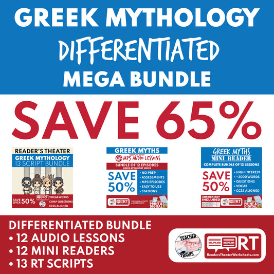 Mega Greek Mythology Bundle | Differentiated | Receptive & Productive Language