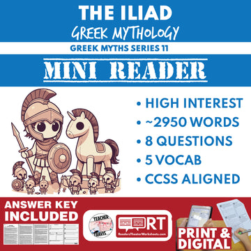 The Iliad — Greek Mythology Mini Reader #11 | Grades 6–12