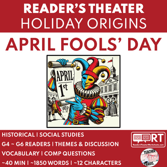 April Fools' Day Readers Theater Script | Holiday Origins Series