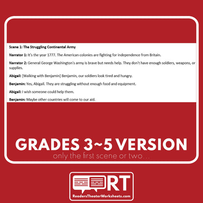Foreign Allies: Lafayette and France | U.S. History Readers Theater Script - ["Differentiated","Grades 3-5","Grades 6-8","U.S. History - Revolutionary War"]