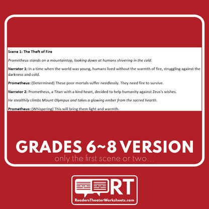 Pandora's Box Reader's Theater Script | Greek Mythology (Origin of Evil) - ["Differentiated","Grades 6-8","Grades 9-12","Greek Mythology"]