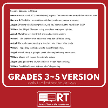 Liberty or Death: Patrick Henry | U.S. History Readers Theater Script - ["Differentiated","Grades 3-5","Grades 6-8","U.S. History - Revolutionary War"]