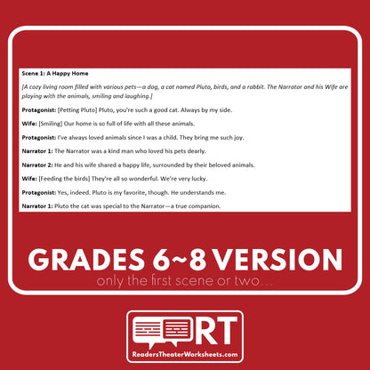 The Fall of the House of Usher (Edgar Allan Poe) Reader's Theater Script - ["Differentiated","Edgar Allan Poe","Grades 6-8","Grades 9-12"]