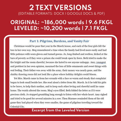 Preview page for the Little Women Study Guide study guide