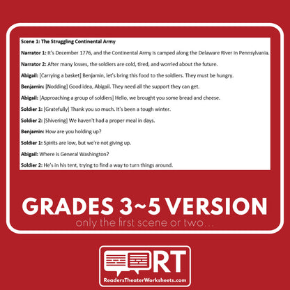 Crossing the Delaware and the Victory at Trenton | U.S. History Readers Theater Script - ["Differentiated","George Washington","Grades 3-5","Grades 6-8","U.S. History - Revolutionary War"]