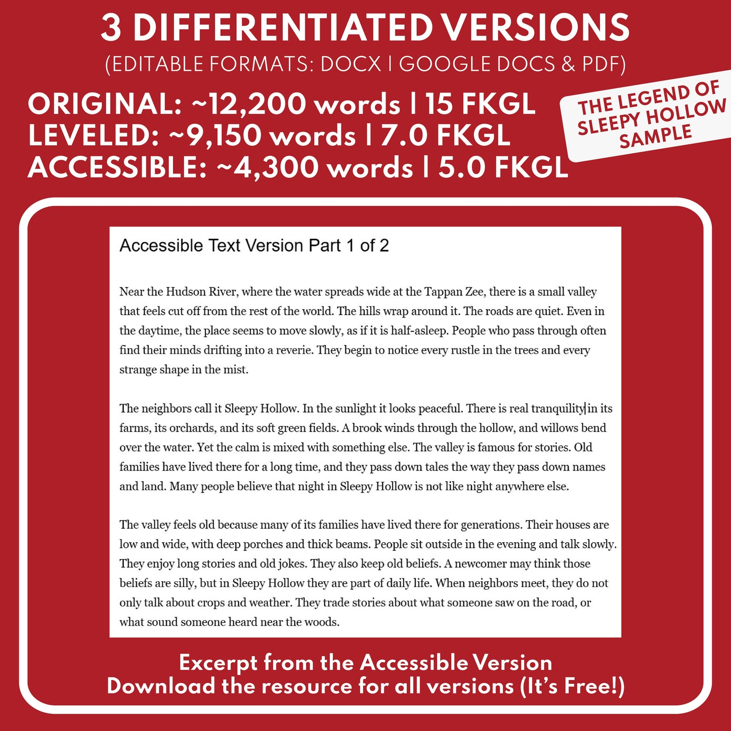 Young Goodman Brown Differentiated Study Guide | Nathaniel Hawthorne | CCSS Aligned