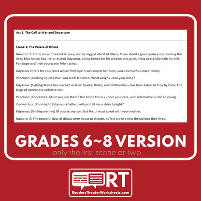 Persephone, Demeter, Hades Reader's Theater Script | Greek Mythology (Seasons) - ["Differentiated","Grades 6-8","Grades 9-12","Greek Mythology"]