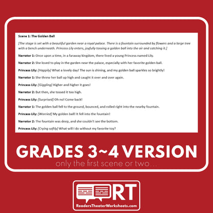 The Frog Prince Reader's Theater Script | Differentiated - ["Differentiated","Fairy Tale","Grades 3-5","Grades 6-8"]