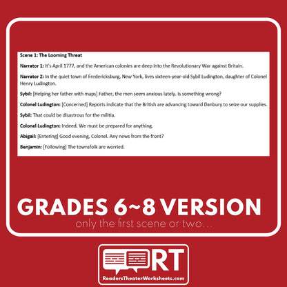 Sybil Ludington and Molly Pitcher | U.S. History Readers Theater Script - ["Differentiated","Grades 3-5","Grades 6-8","U.S. History - Revolutionary War"]