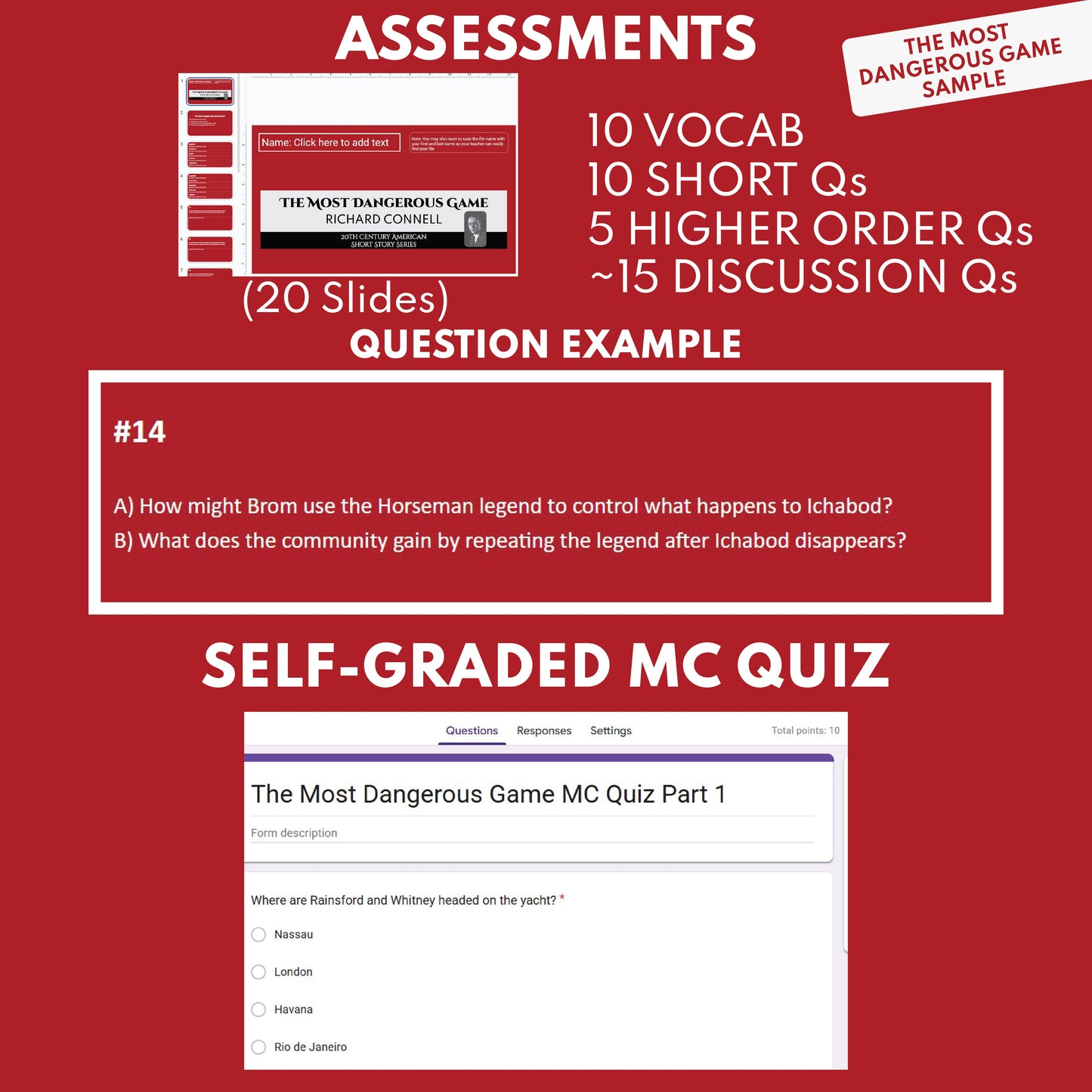 Preview page for the Hills Like White Elephants Differentiated Short Story Study Guide & Analysis study guide