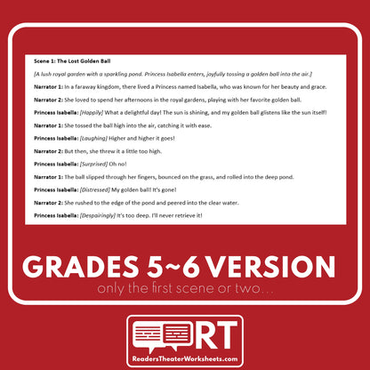 The Frog Prince Reader's Theater Script | Differentiated - ["Differentiated","Fairy Tale","Grades 3-5","Grades 6-8"]