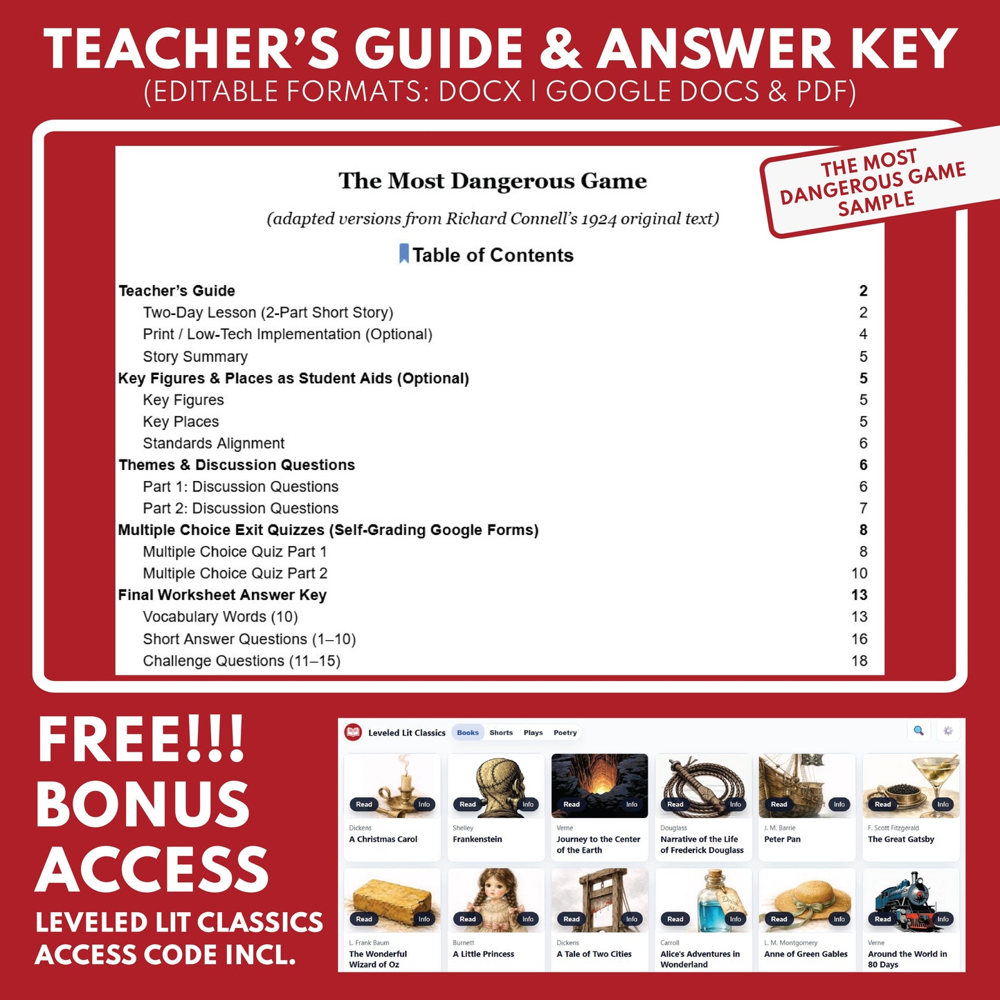 Moxon’s Master Differentiated Short Story Study Guide & Analysis | Ambrose Bierce