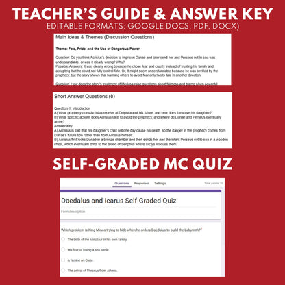 Perseus, Medusa, and Andromeda — Greek Mythology Mini Reader #08 | Grades 6–12