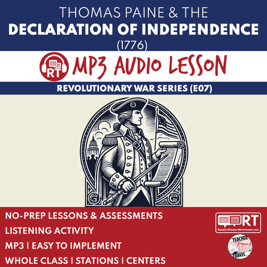 Thomas Paine and the Declaration of Independence (1776) — Revolutionary War Audio Lesson | Grades 5–8