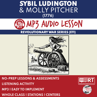 Sybil Ludington and Molly Pitcher (1777) — Revolutionary War Audio Lesson | Grades 5–8