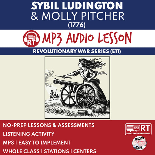 Sybil Ludington and Molly Pitcher (1777) — Revolutionary War Audio Lesson | Grades 5–8