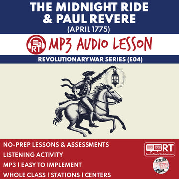 Midnight Ride and Paul Revere — Revolutionary War Audio Lesson | Grades 5–8