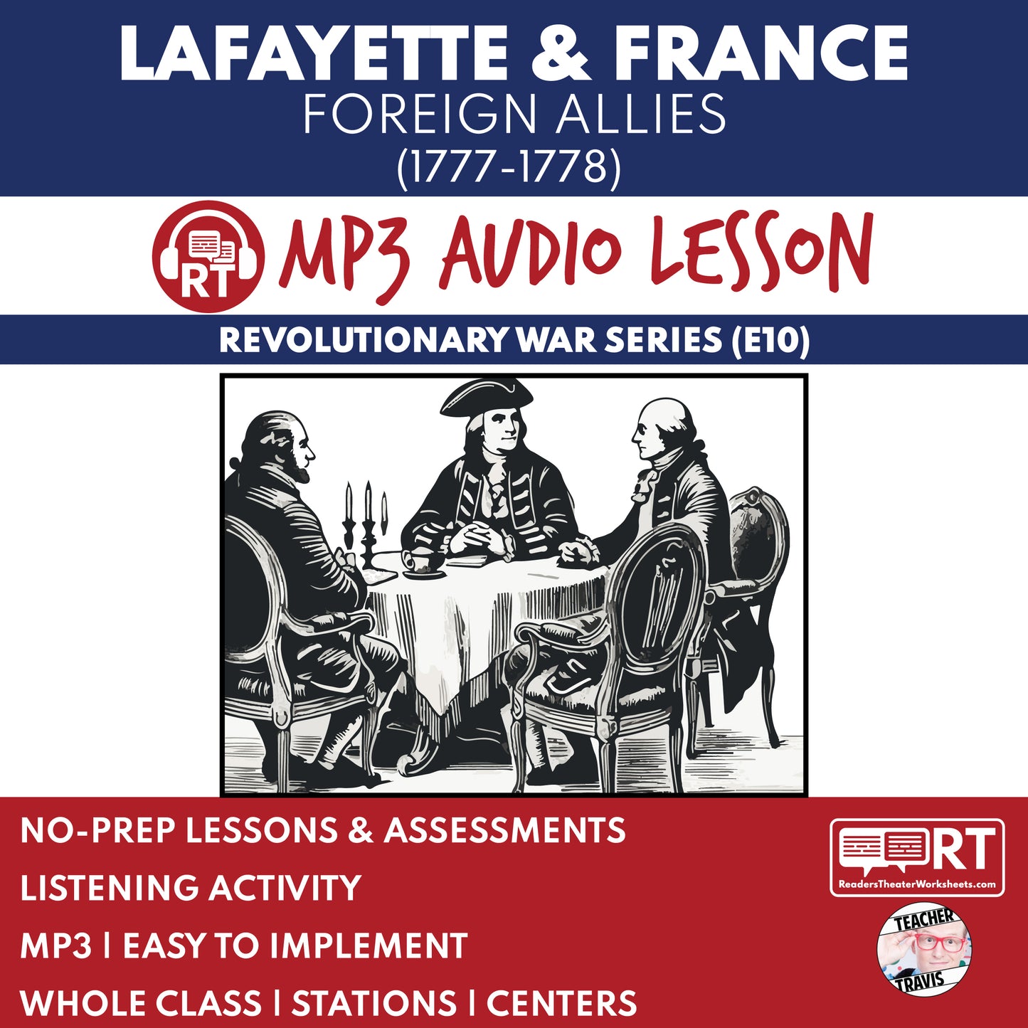 Foreign Allies: Lafayette and France (1777–1778) — Revolutionary War Audio Lesson | Grades 5–8
