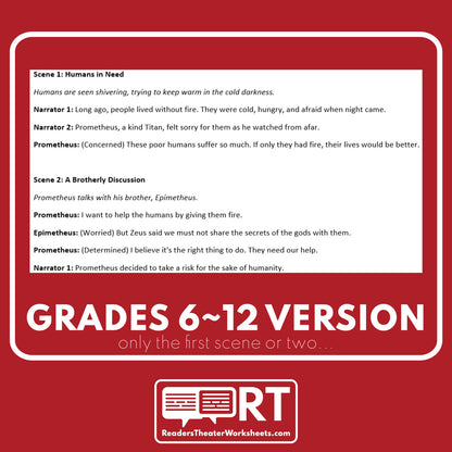 The Iliad by Homer (Adapted Stories) Reader's Theater Script | Greek Mythology - ["Grades 6-8","Grades 9-12","Greek Mythology"]