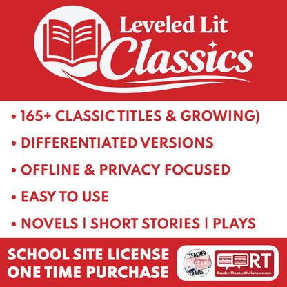 Leveled Lit Classics Library for Schools | School Site License One-Time Purchase cover image