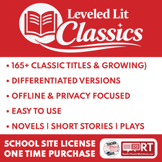 Leveled Lit Classics Library for Schools | School Site License One-Time Purchase cover image