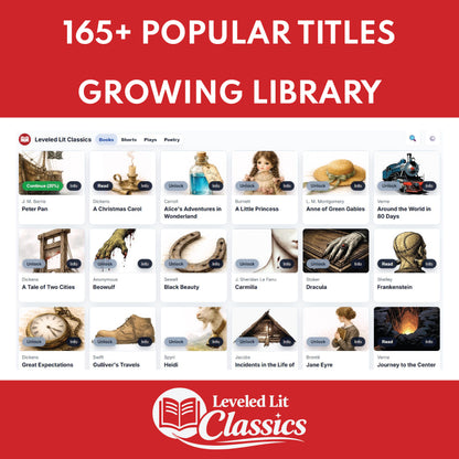 Product image 3 for the Leveled Lit Classics Library for Schools classroom resource