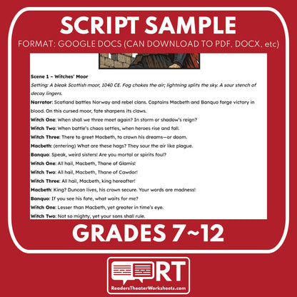 Oedipus Rex Readers Theater Script | Classical Dramas | Greek Tragedy - ["Classical Drama Series","Grades 6-8","Grades 9-12","Self-Graded Quiz"]