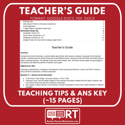 Slavery and the American Revolution (1770s–1780s) — Revolutionary War Audio Lesson | Grades 5–8