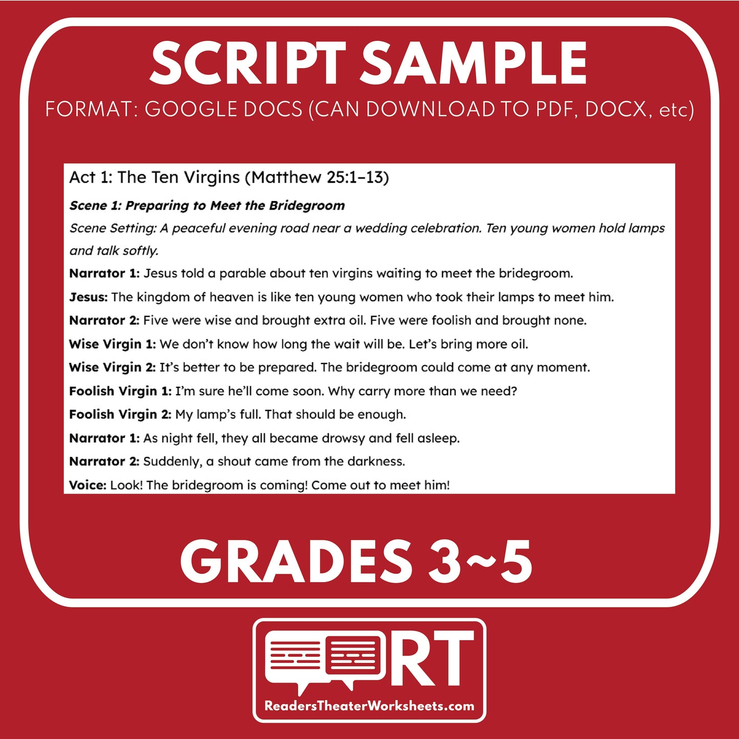 4 Bible Parables about God's Kingdom | Readers Theater Script for Grades 3 to 5 - ["Bible Parable","Bible Teachings","Grades 3-5"]