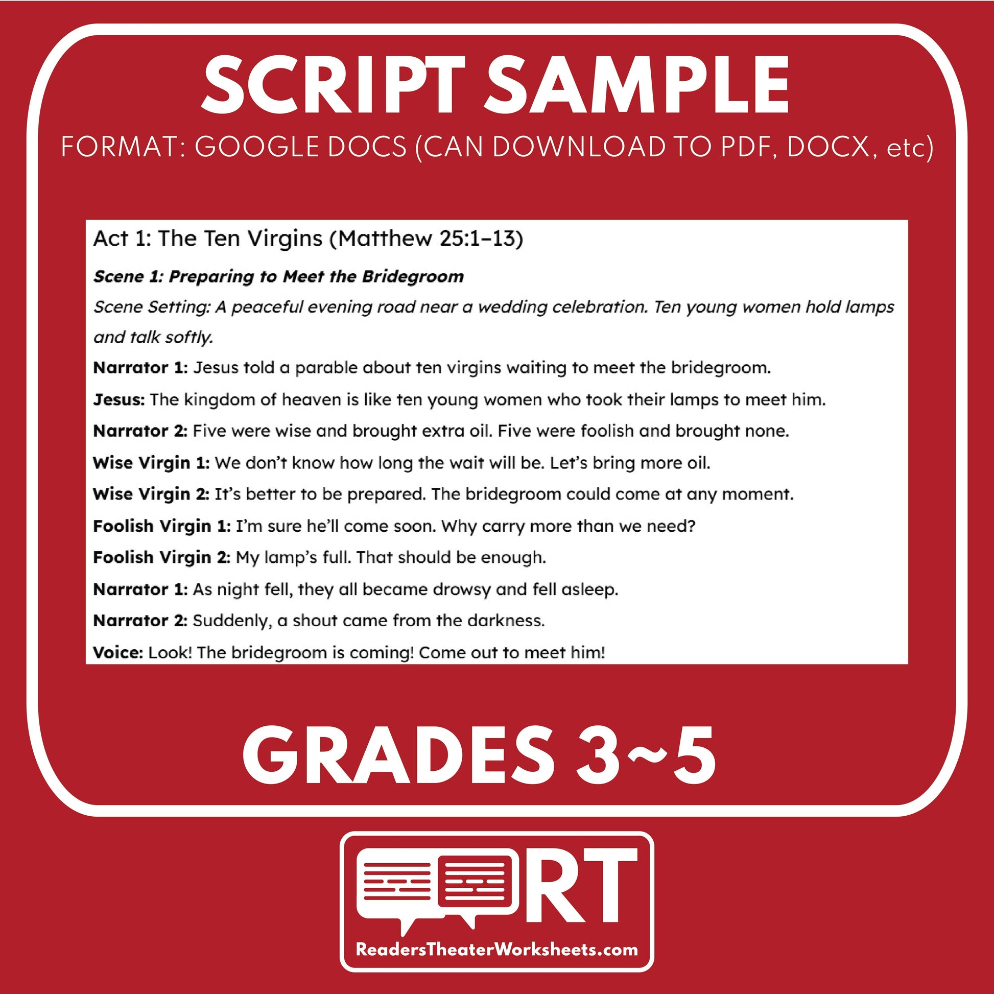 4 Bible Parables about God's Kingdom | Readers Theater Script for Grades 3 to 5 - ["Bible Parable","Bible Teachings","Grades 3-5"]